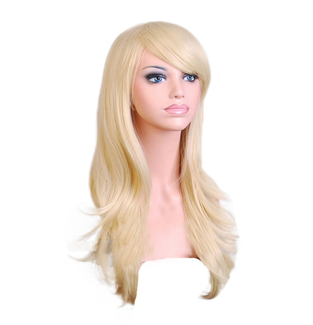 Wigs 28" Long Wavy Hair Heat Resistant Cosplay Wig for Women