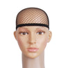 3 Pieces Elastic Hair Mesh Net One Size Wig Caps(Black)