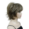 Short Layered Shaggy Full Synthetic Wig Wigs 12TT26 Brown Highlights