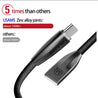 Smart Control LED lighting Type C USB Cable for Samsung Huawei Data Sync Fast Charging Braided