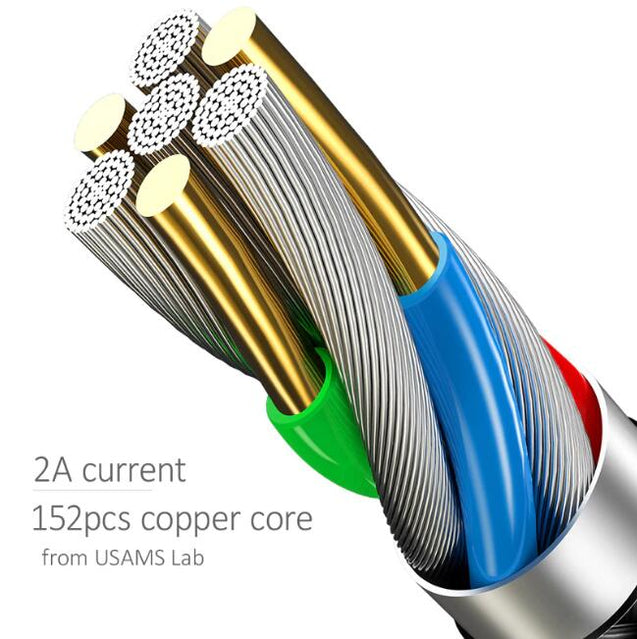 3 In1 Mobile Phone Data Cable Type C Micro For iPhone iPad Samsung Charging cable Microusb USB C