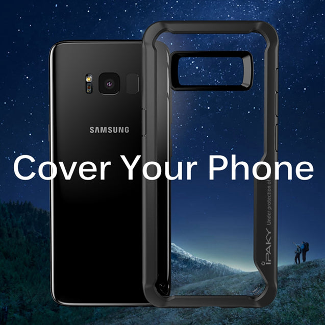 For Samsung Galaxy S8 Plus Luxury Transparent Silicon TPU Cover Case