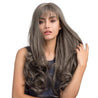 22"Long synthetic wig with Dark Root ombre Colour High Density Natural headline Heat Permanent hair wigs for women