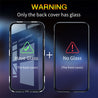 For iPhone Coque Luxury Metal Magnet Back Glass Cover Fundas bumper