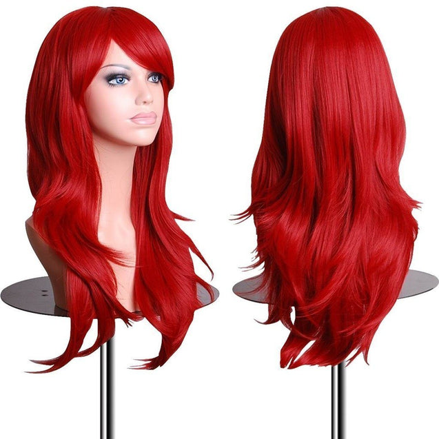 Wigs 28" Long Wavy Hair Heat Resistant Cosplay Wig for Women