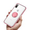 Creative Phone Case For iPhone with Ring Holder Stand Matte Case