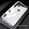 For iPhone Coque Luxury Metal Magnet Back Glass Cover Fundas bumper